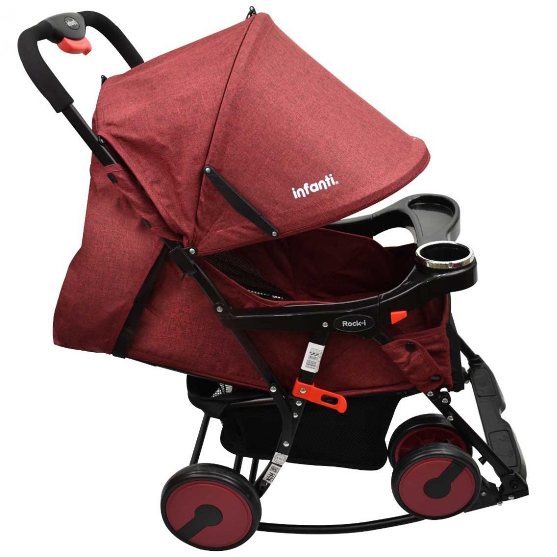 Carriola Compacta Mecedora Rock It Infanti Rojo