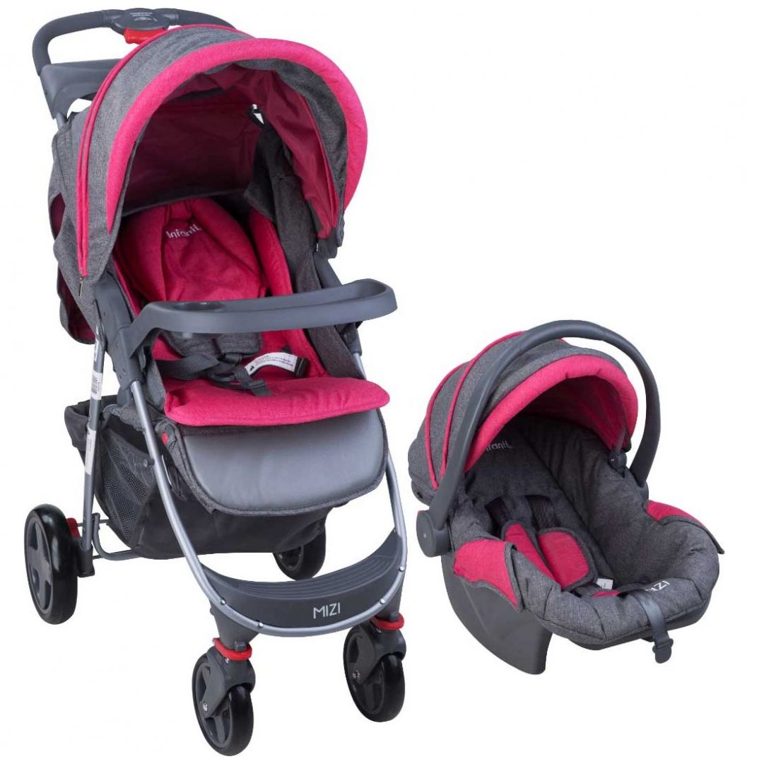 Carriola y Mecedora Mizi Infanti Coral