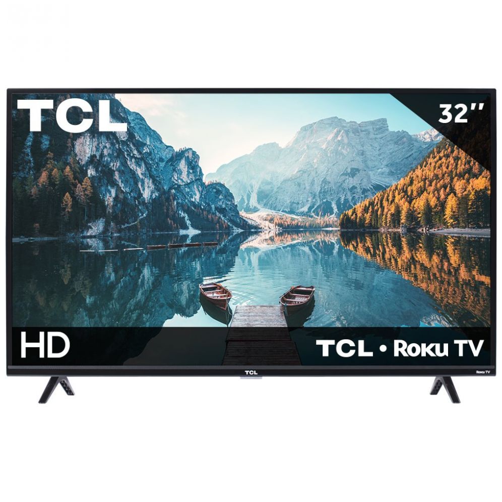Pantalla Smart TV TCL LED de 32 pulgadas HD 32S331 con Roku TV
