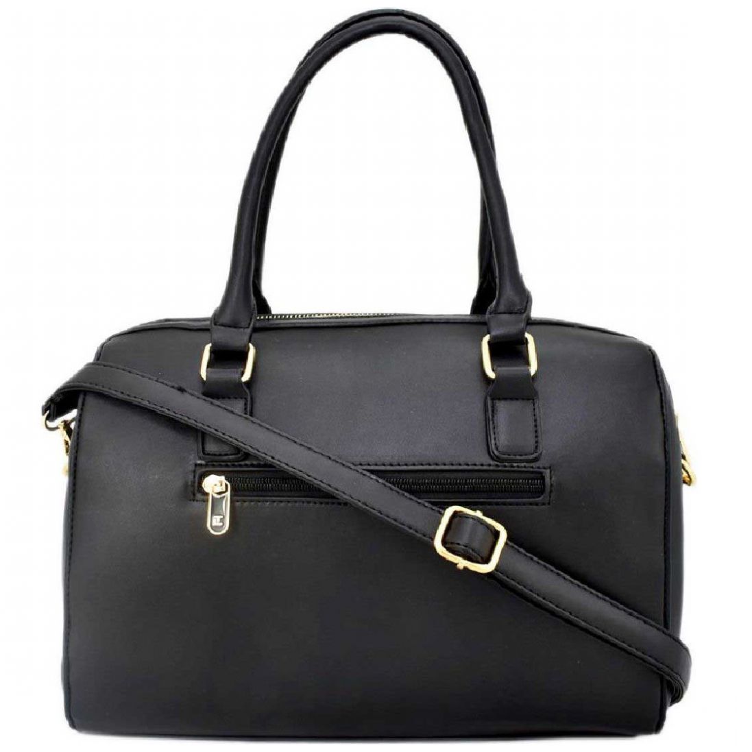 Bolso Bowler Ted Lapidus Negro con Textura Y Herrería