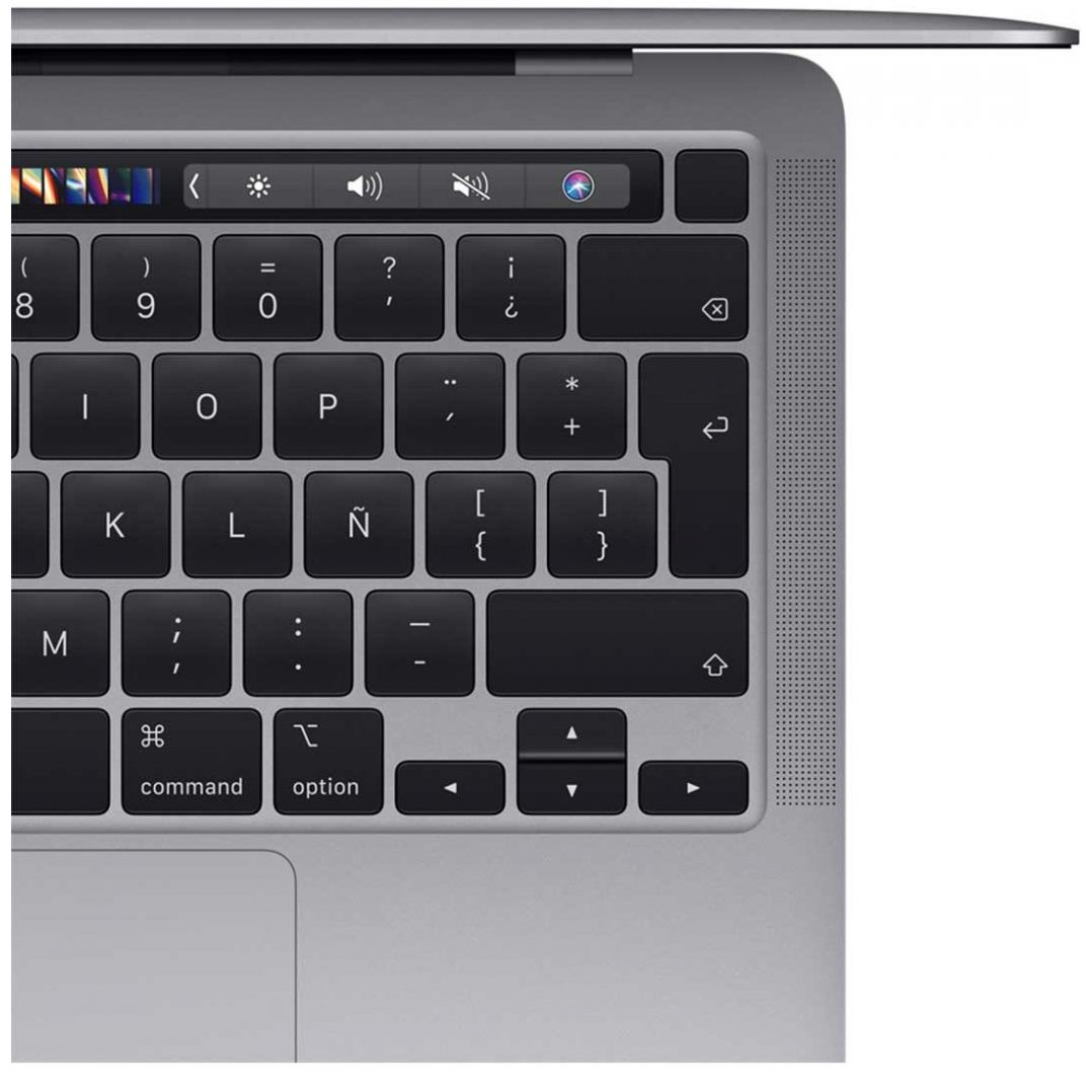 Laptop Macbook Pro 13" Teclado Español Myd92Laa Chip M1 512Gb Ssd Gris Espacial