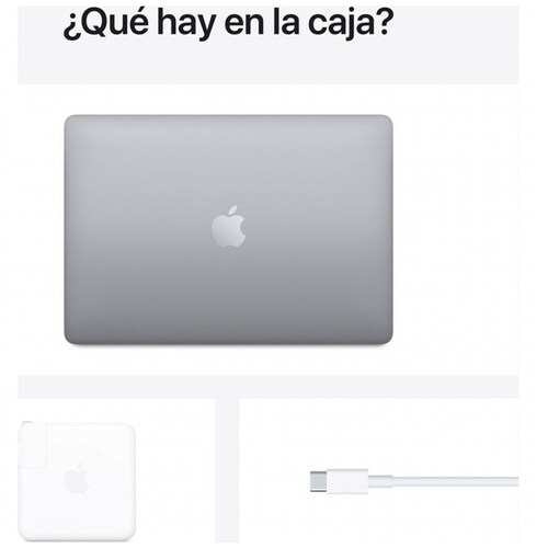 Laptop Macbook Pro 13" Teclado Español Myd92Laa Chip M1 512Gb Ssd Gris Espacial