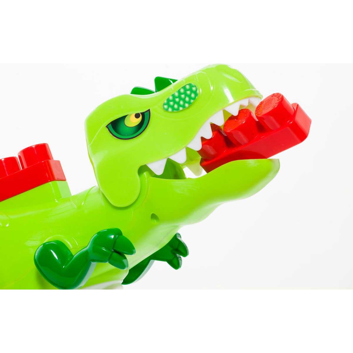 Dinosaurio de Juguete con 30 Bloques Y Rugidos Distintos Molto