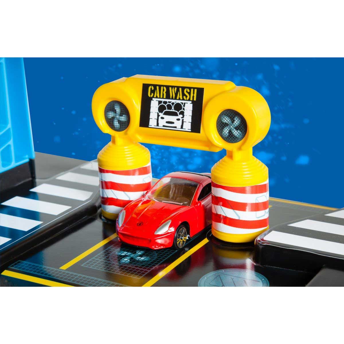 Estacionamiento de Juguete con 3 Plantas, Pistas Y 5 Carros Molto