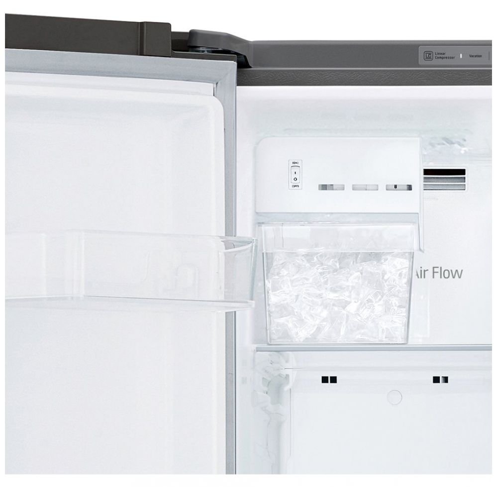 Refrigerador LG Duplex Instaview Door-In-Door Linear Inverter con Smart Diagnosis 27 Pies³ - Platino - Ls74Bxp