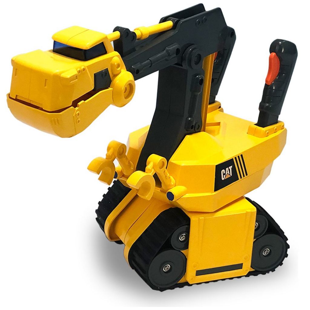 Excavadora con Accesorios Roarin' Rex-Cavator Cat