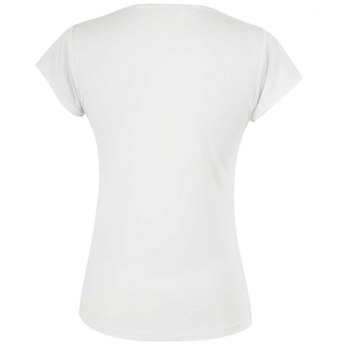 Blusa Hueso con Aplicación en Escote Elle para Mujer