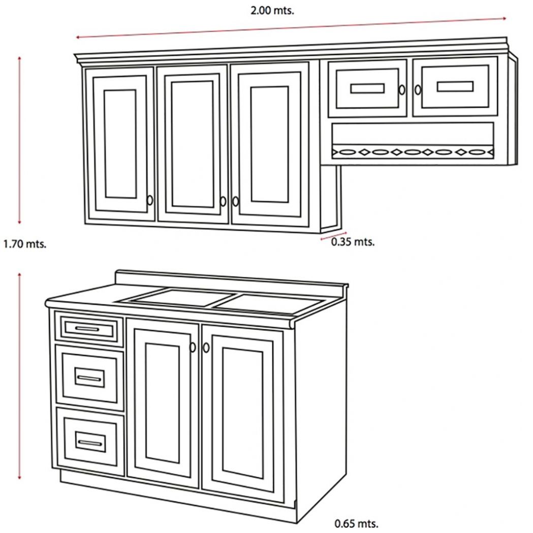 Cocina Siena 2.00 Mts