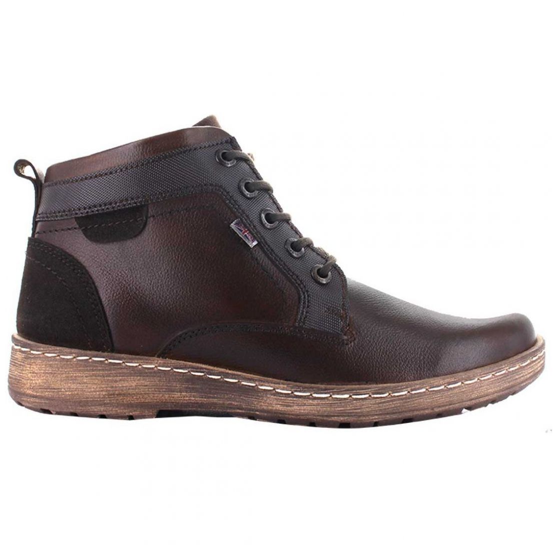 Bota Piel Café Dunlop para Hombre Modelo Elo 011803C
