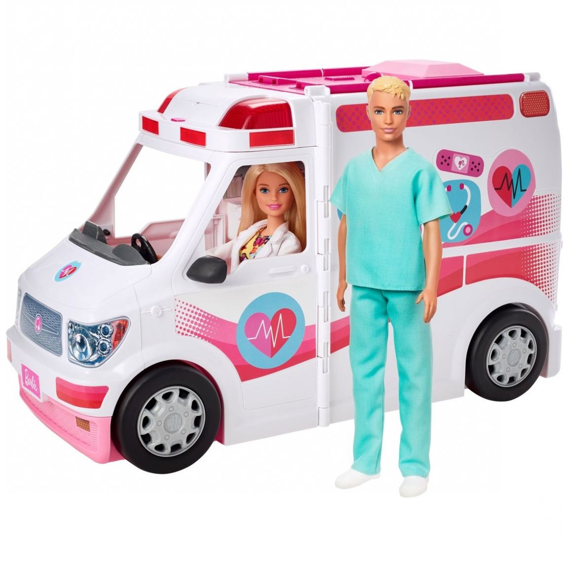 Barbie Hospital Móvil Doctor Y Enermera