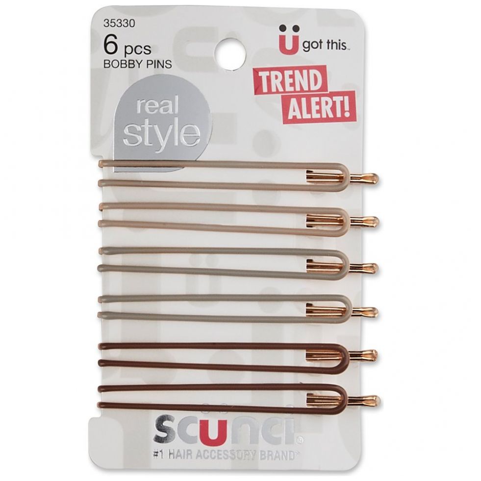 Pasadores Metálicos 6 Piezas Scunci