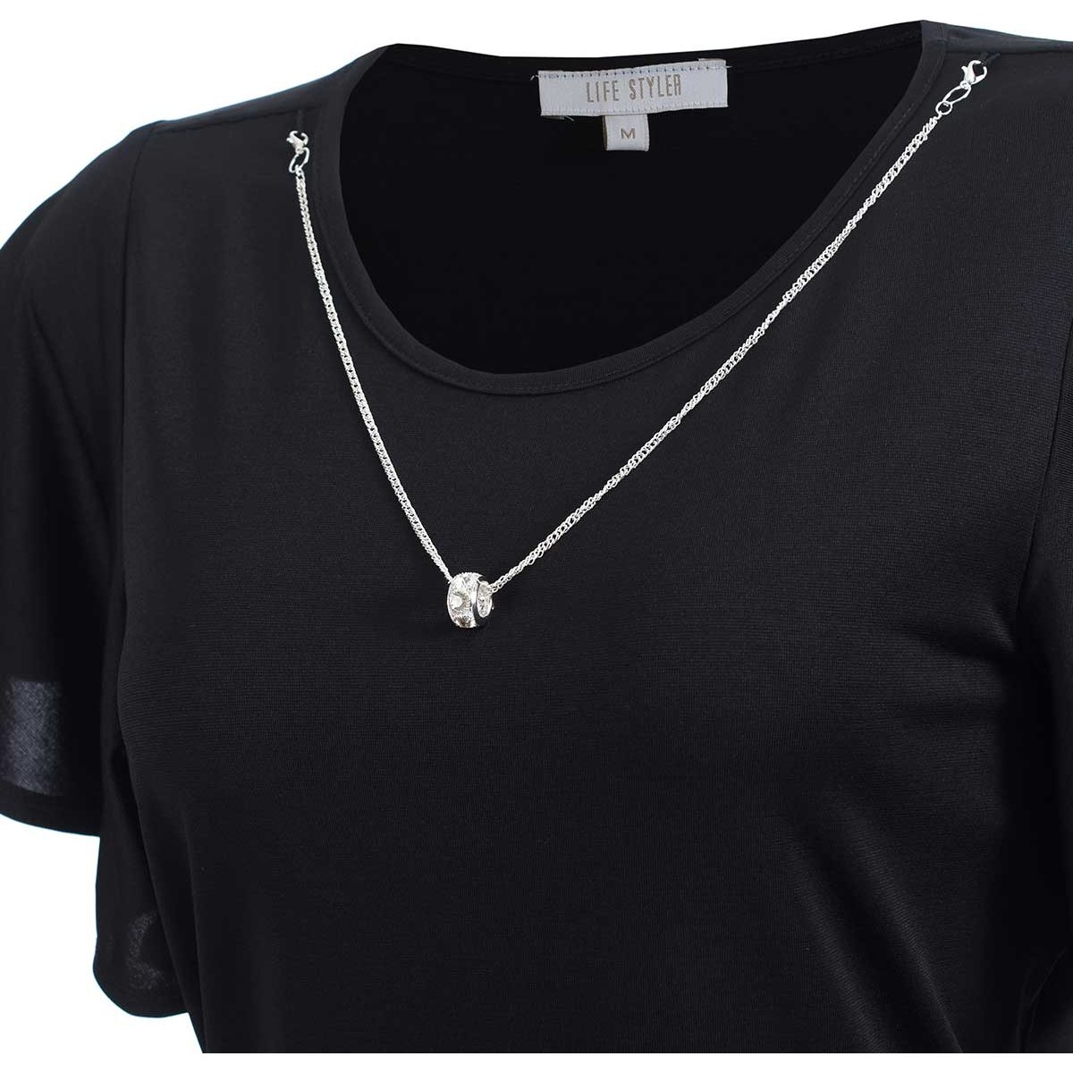 Blusa Negra Lisa Life Styler