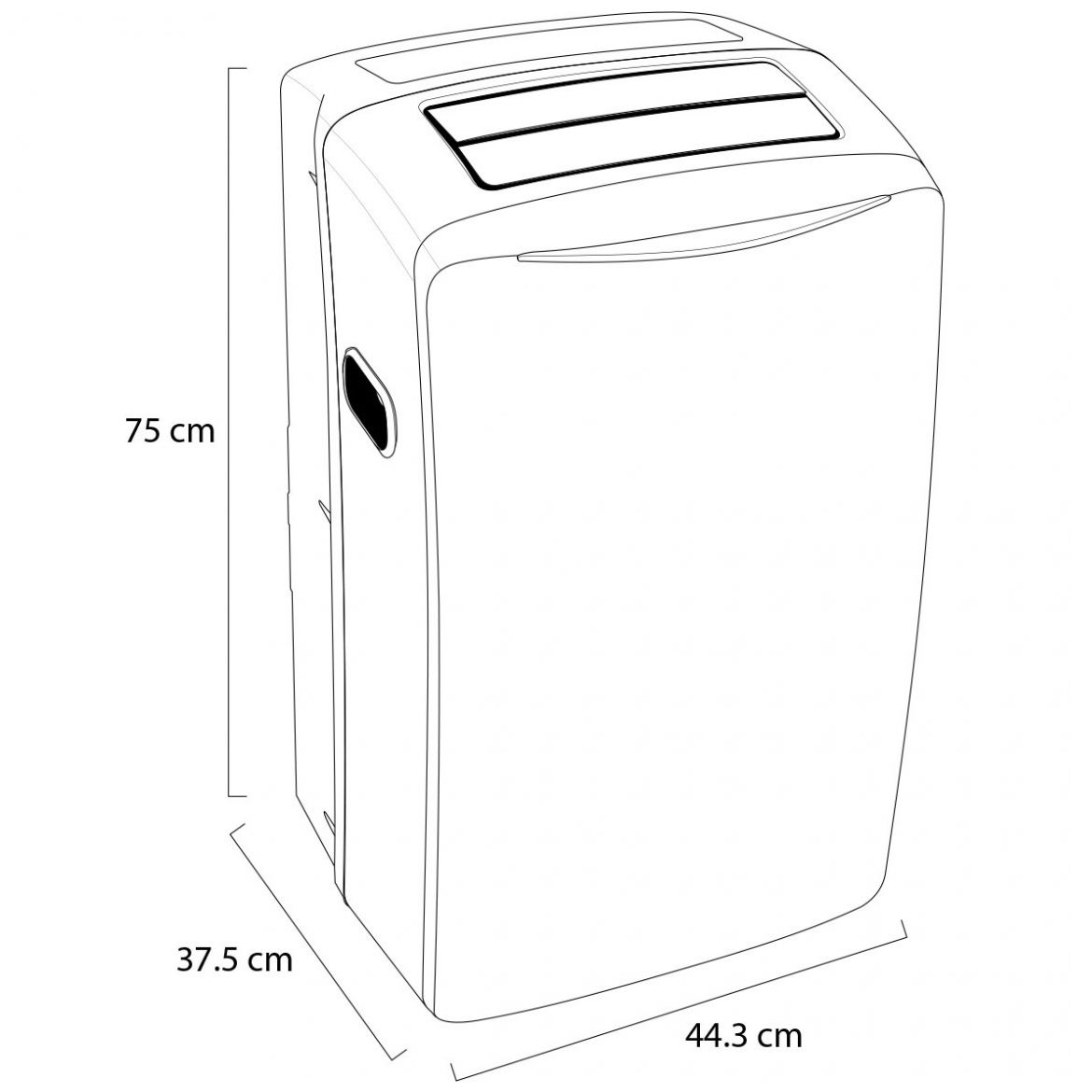 Aire Acondicionado Portatil LG 14000/12000 Btu F/c 115V Lp1417Shr