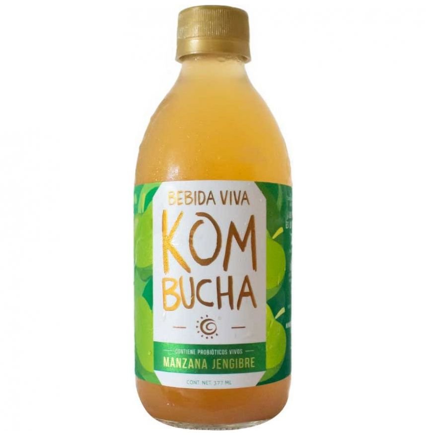 Bebida Kombucha Manzana Jengibre 377 Ml