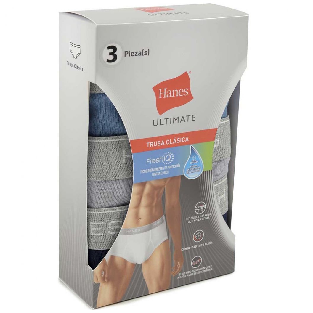 Trusa para Hombre 3 Pack Hanes