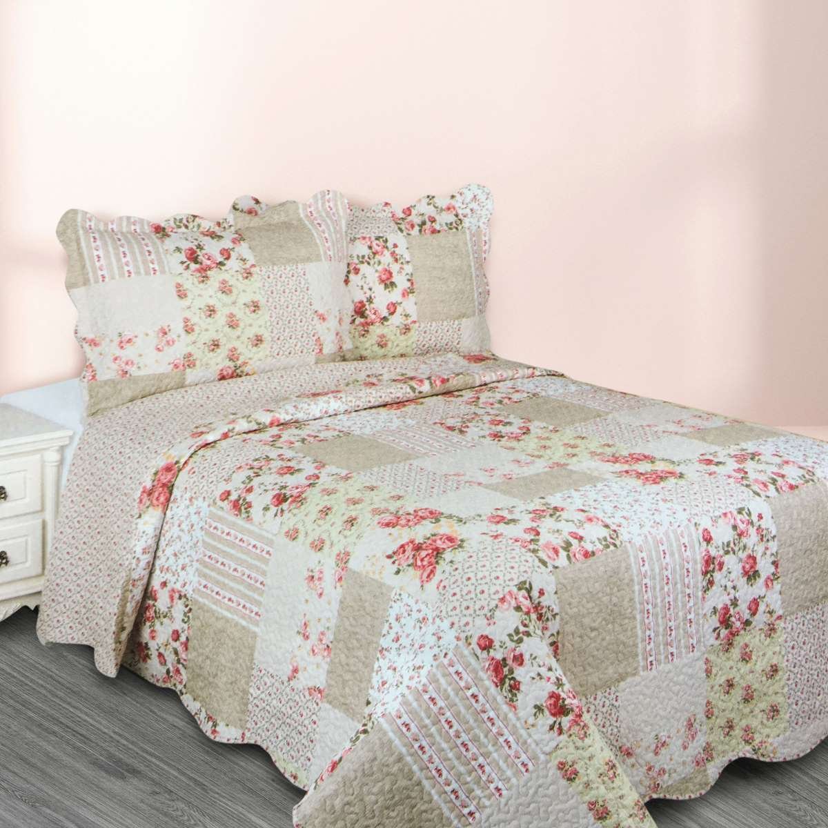 Colcha Floral Dormi Real - King Size