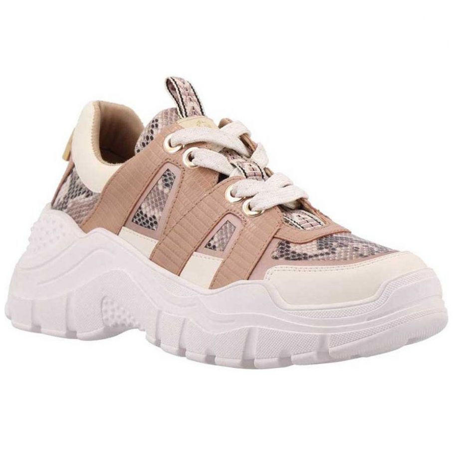 Tenis con Silueta Sport Color Beige G By Guess