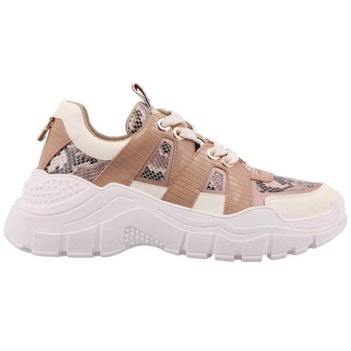 Tenis con Silueta Sport Color Beige G By Guess