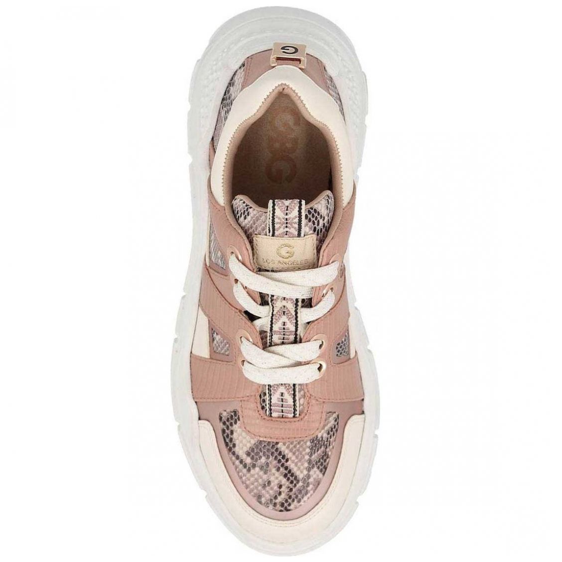 Tenis con Silueta Sport Color Beige G By Guess