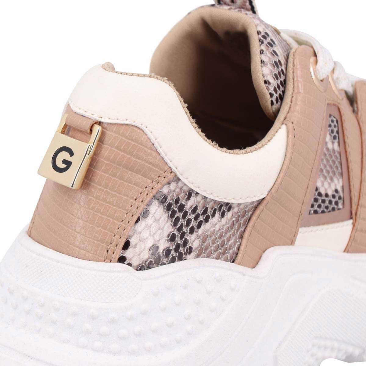 Tenis con Silueta Sport Color Beige G By Guess