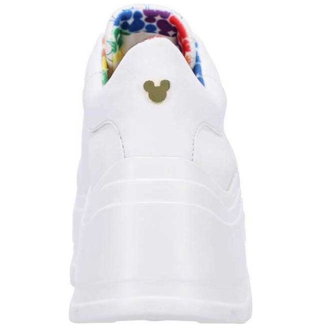 Tenis con Fijación de Agujetas, Punta Redonda Color Blanco W Capsule