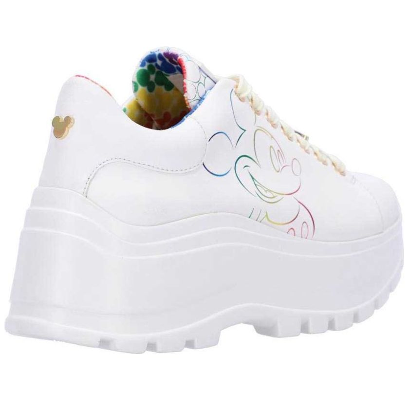 Tenis con Fijación de Agujetas, Punta Redonda Color Blanco W Capsule