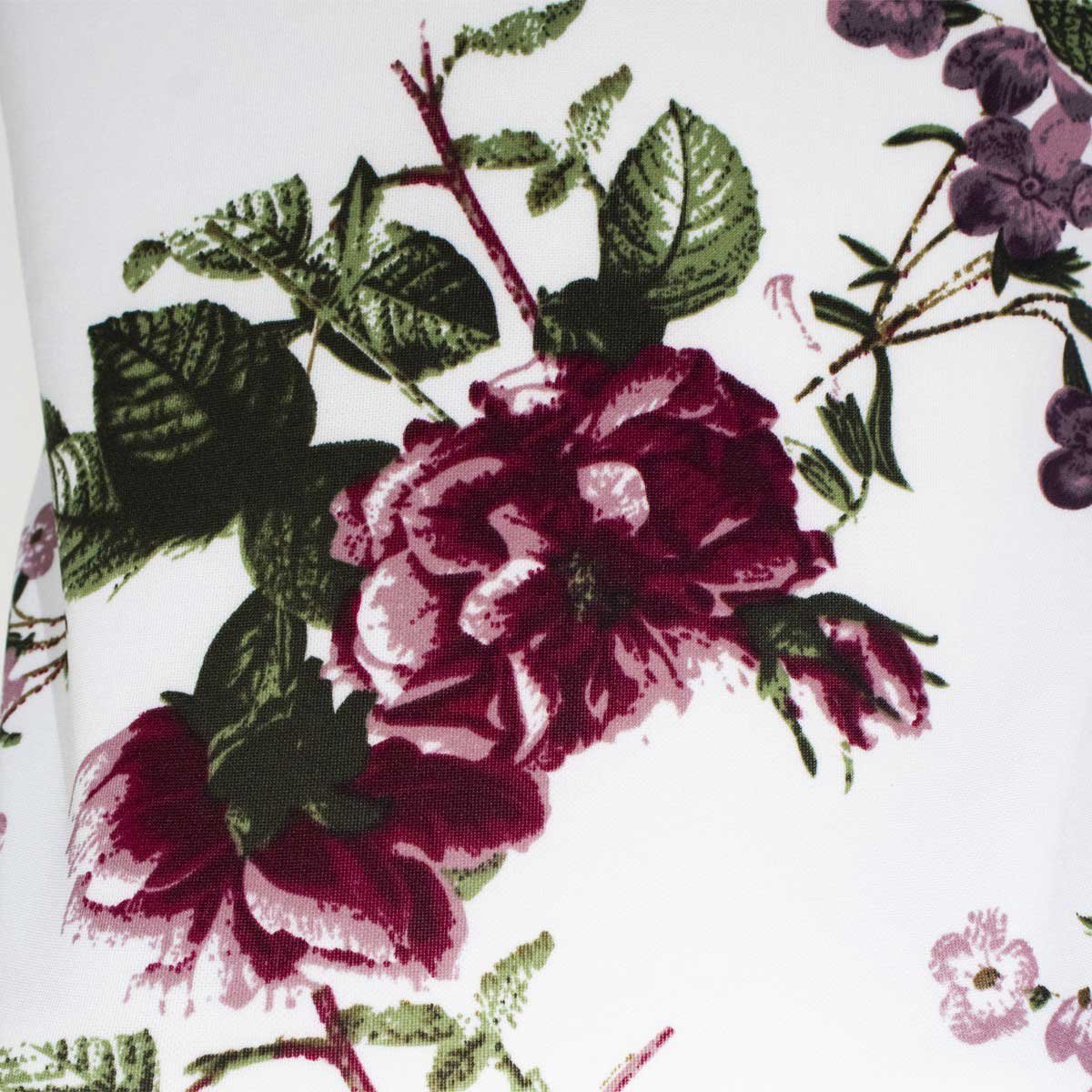 Vestido Estampado Manga Corta Zoara