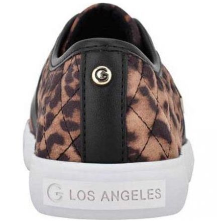 Tenis con Punta Redonda, Fijación de Agujeta Color Negro Combinado G By Guess