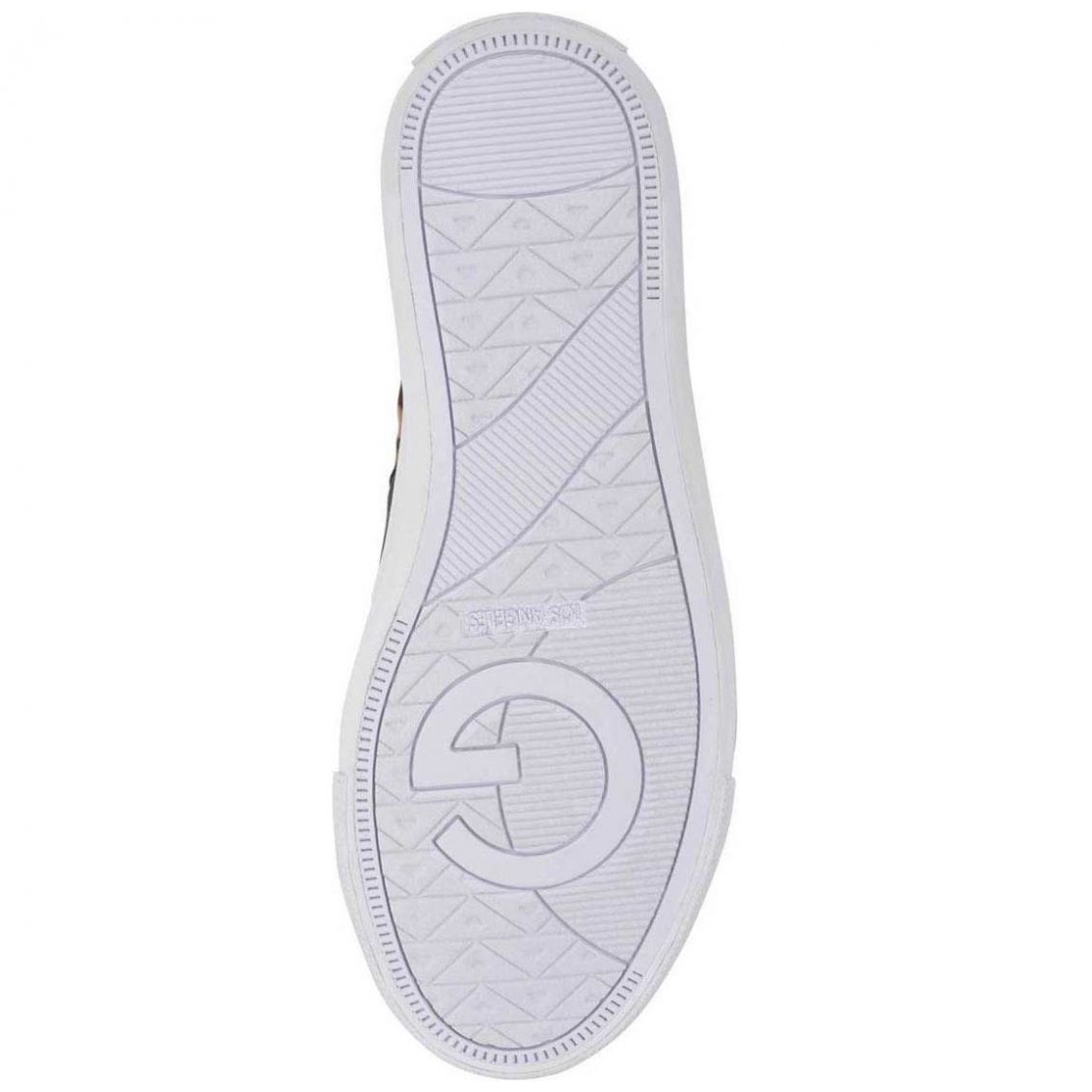 Tenis con Punta Redonda, Fijación de Agujeta Color Negro Combinado G By Guess