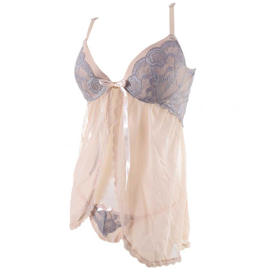 Baby Doll Rosa de Encaje Couture