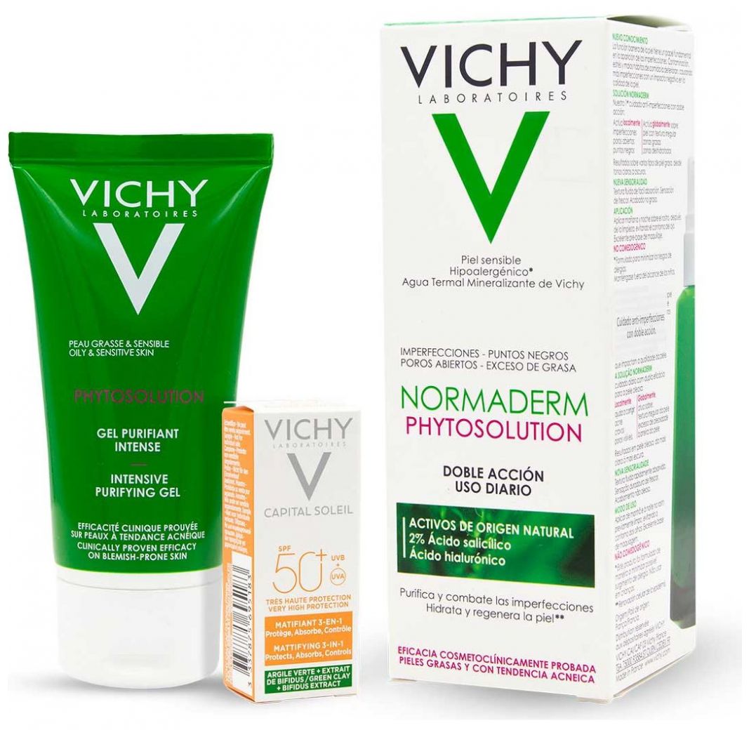 Vichy Normaderm Kit Tratamiento Piel Grasa
