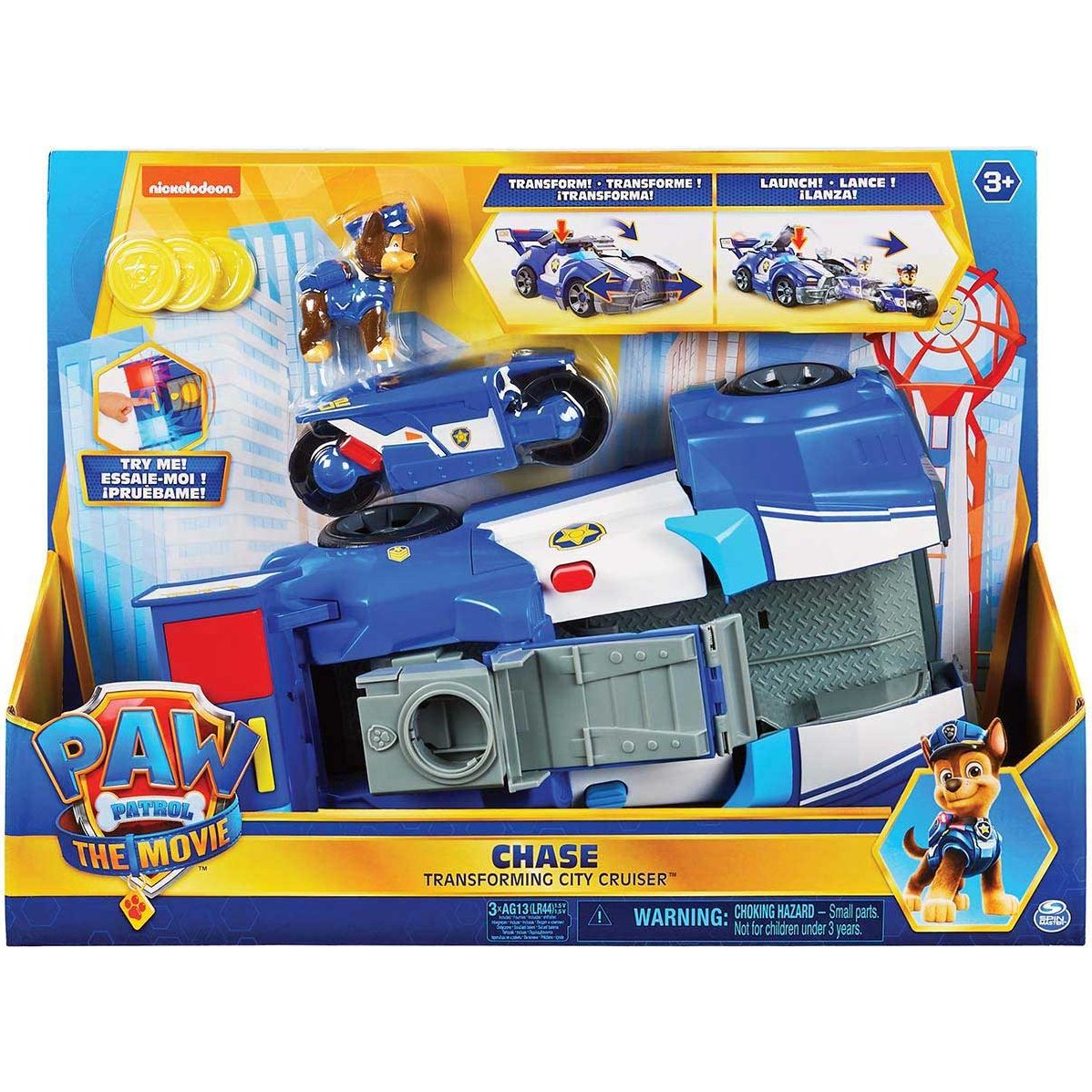 Paw Patrol Vehiculo Transformable Chase Pelicula