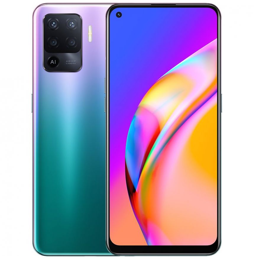 Celular Oppo Reno5 Lite Cph2205 Color Violeta R9 (Telcel)