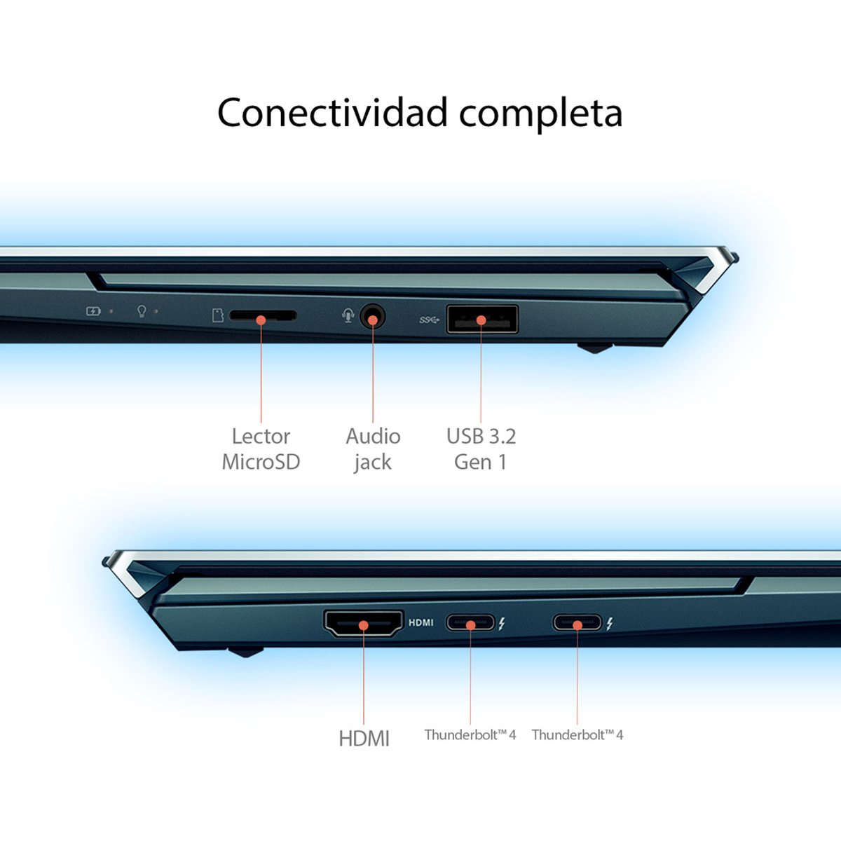 Laptop 14" Asus Zenbook Dúo Ux482Ea-Ka149T Ci7 11Th 16G 512Ssd Iris X Azul