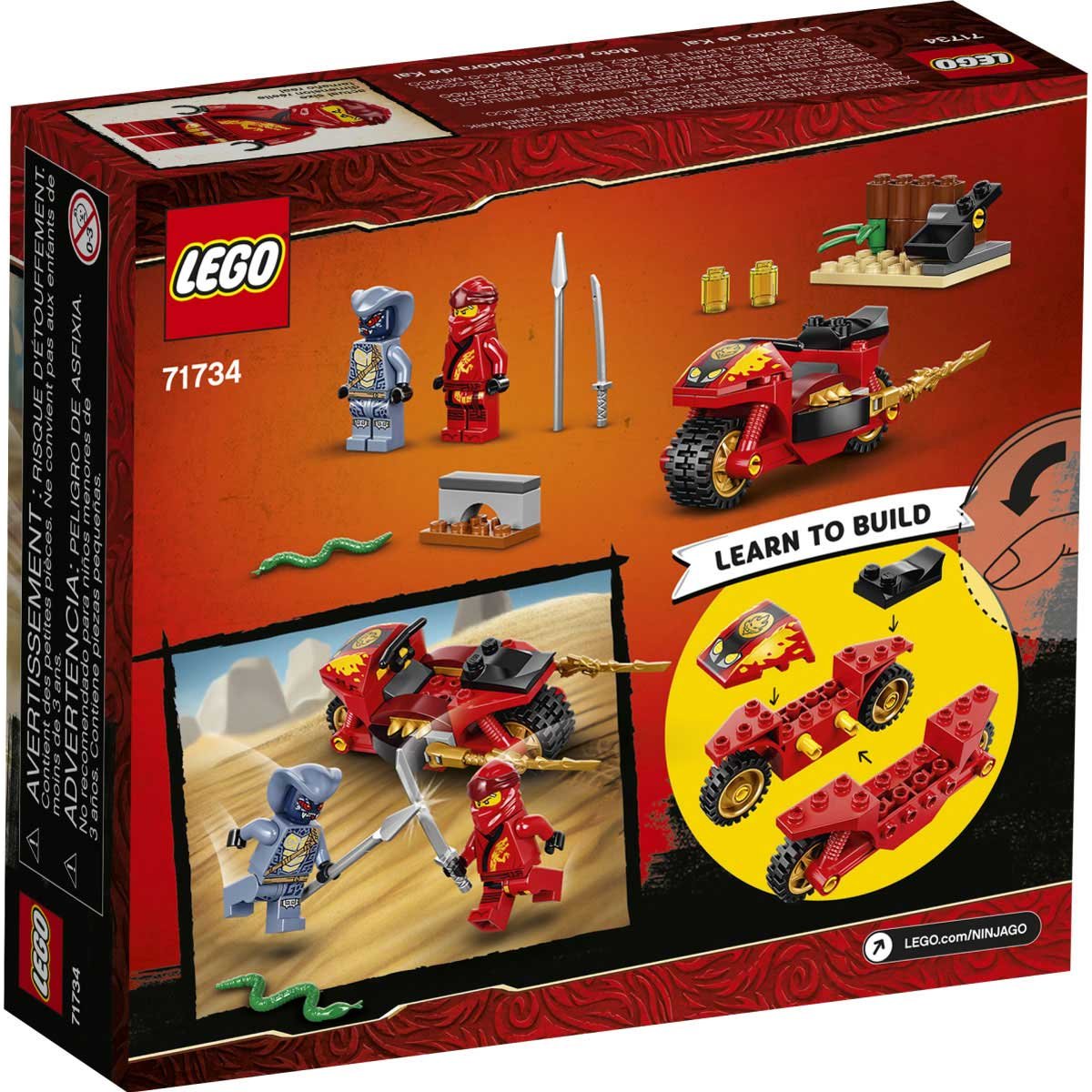 Lego Ninjago Moto Acuchilladora de Kai