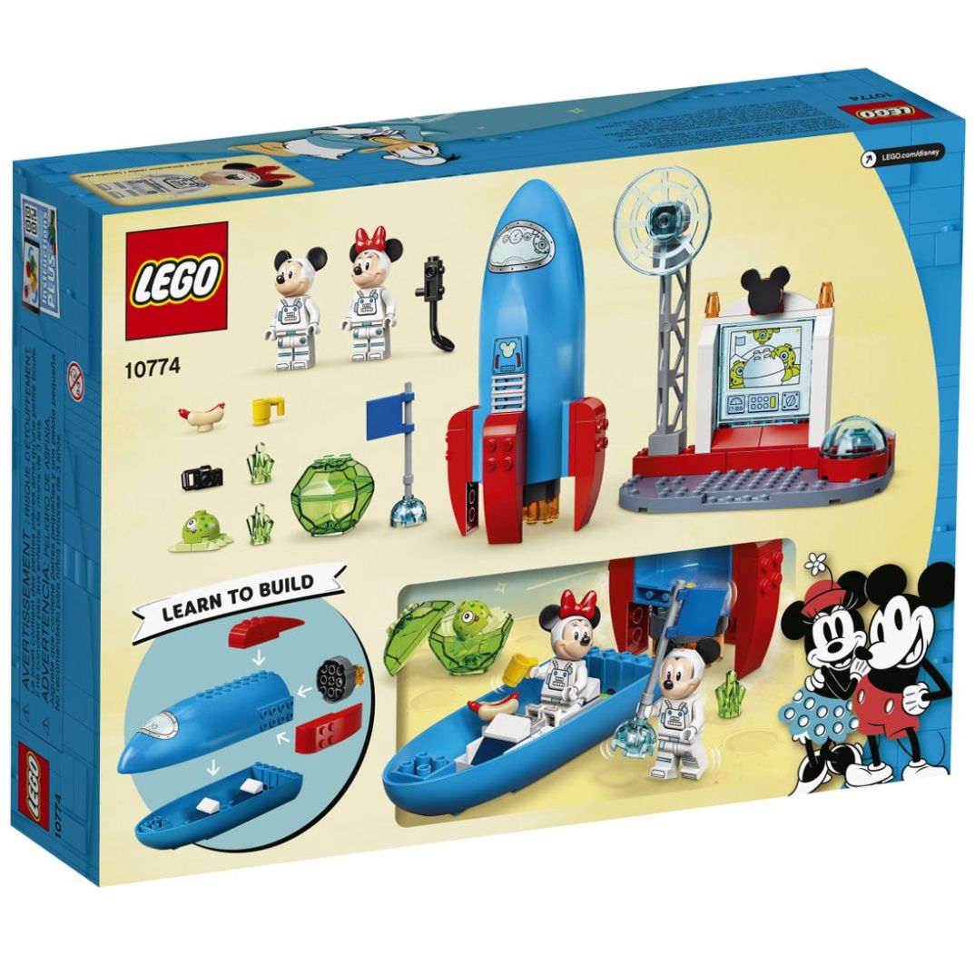 Lego Cohete Espacial Mickey Mouse Y Minnie Mouse