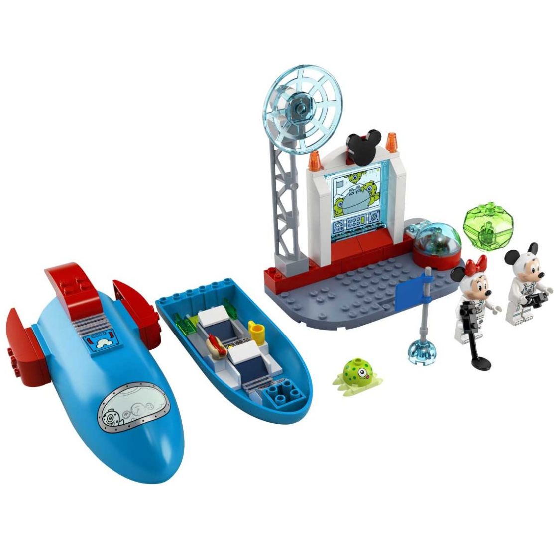 Lego Cohete Espacial Mickey Mouse Y Minnie Mouse