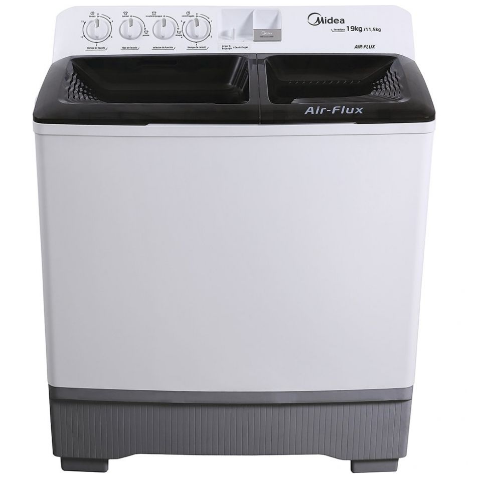 Lavadora Midea Doble Tina 15Kg Mtg01W15W Blanca