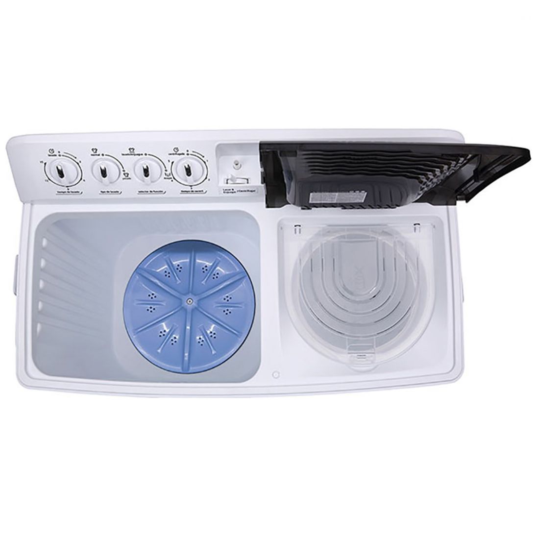 Lavadora Midea Doble Tina 15Kg Mtg01W15W Blanca