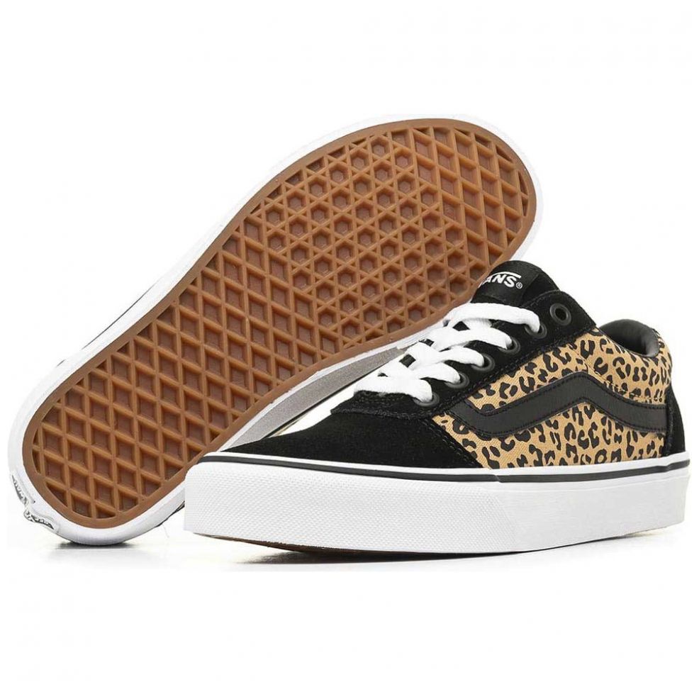 Tenis Casual Ward Cheetah Black Vans para Mujer