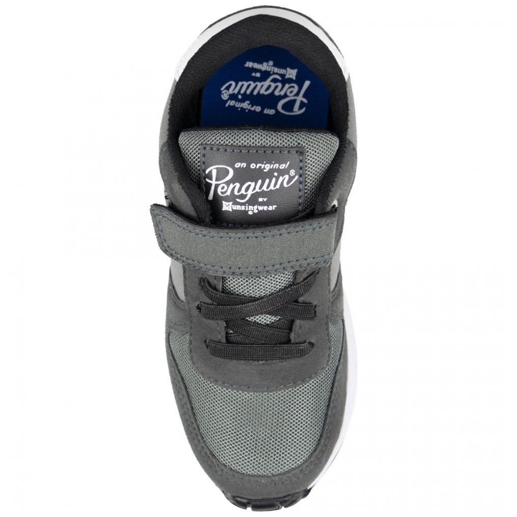 Tenis Luke Velcro 19-23 Gris Original Penguin para Niño