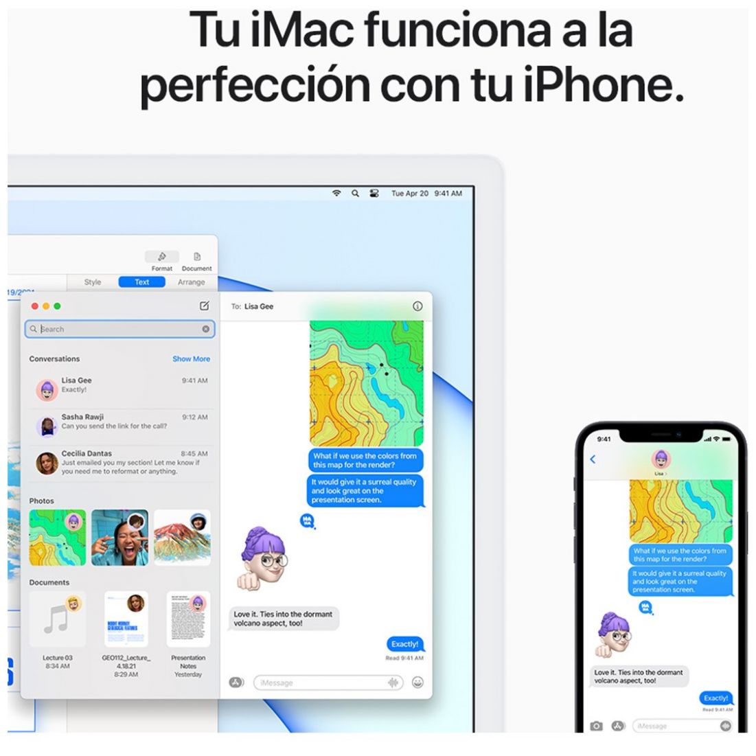 Imac 24" Plata Mgtf3Ea 256Gb M1