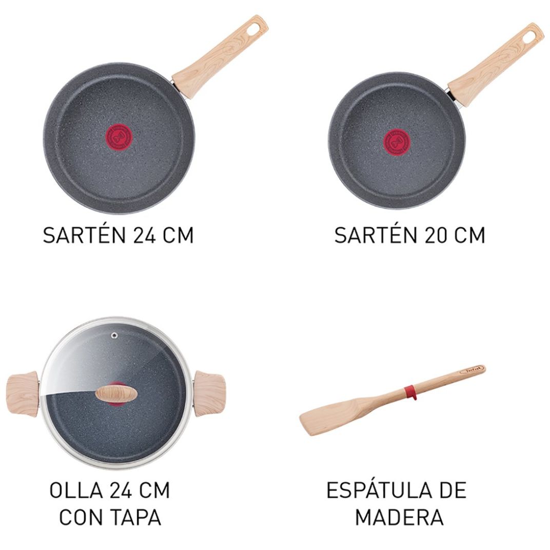 Set Batería Cocina Gamuza Futture Universal 31082 Induccion
