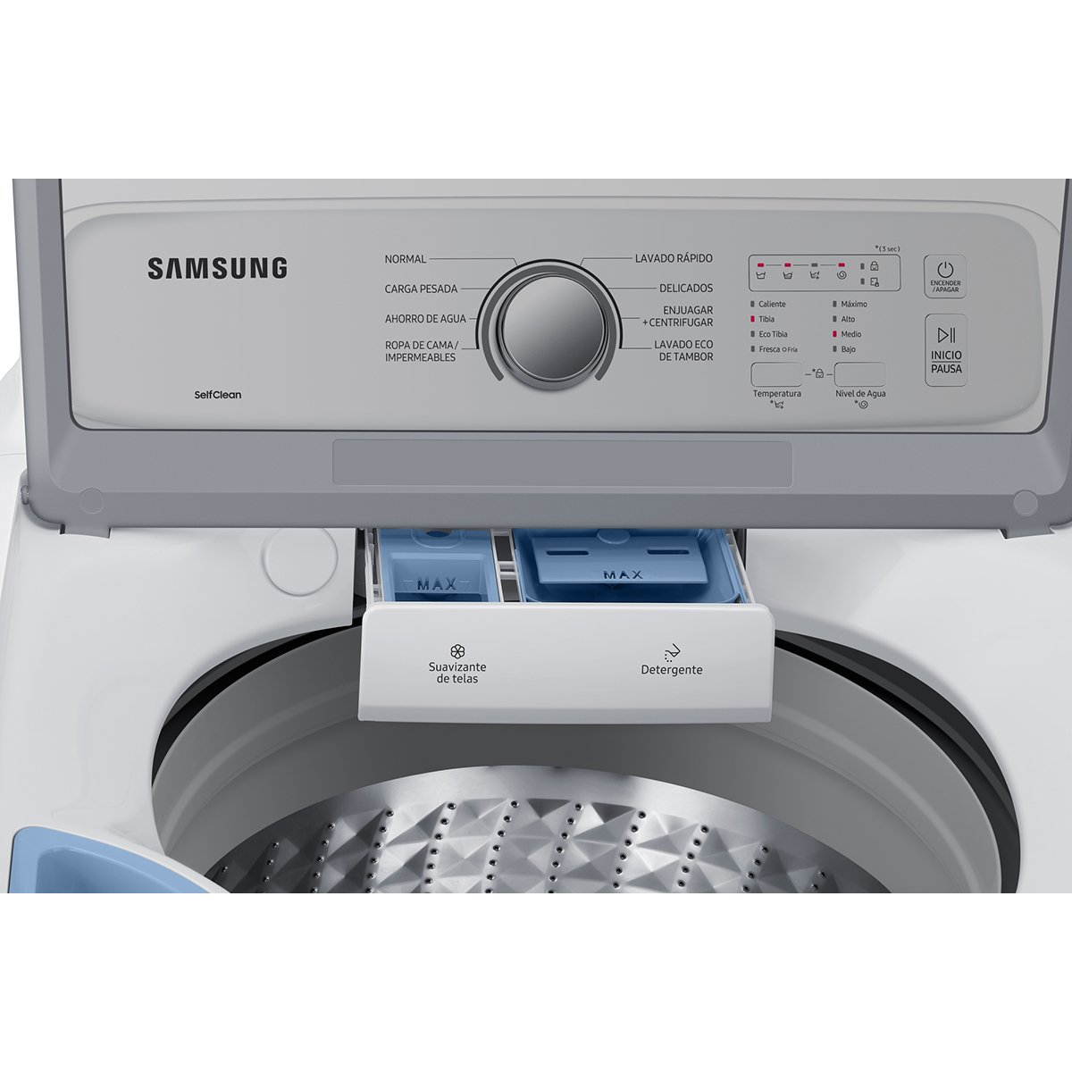 Lavadora Samsung Carga Superior 21Kg Wa21A3341Gw Gd Blanca