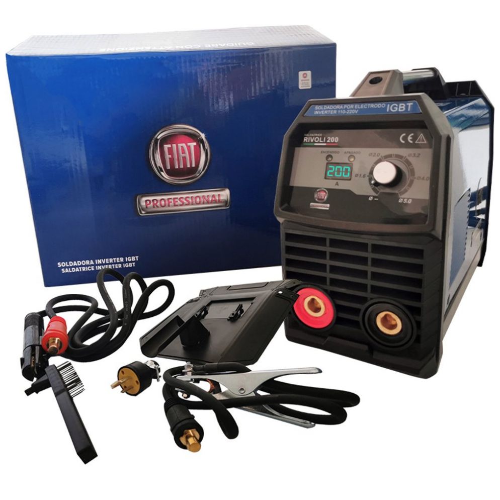 Soldadora Inversora 110_220V 200 Amps Mma Fiat Professional
