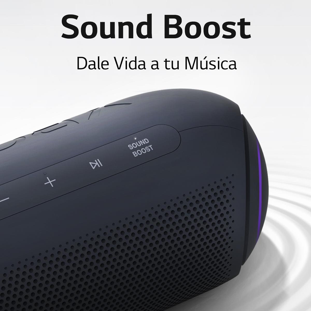 LG Xboom Go Pl7 - Bocina Bluetooth Portátil Inalámbrica con Hasta 24 Horas de Batería - Negro