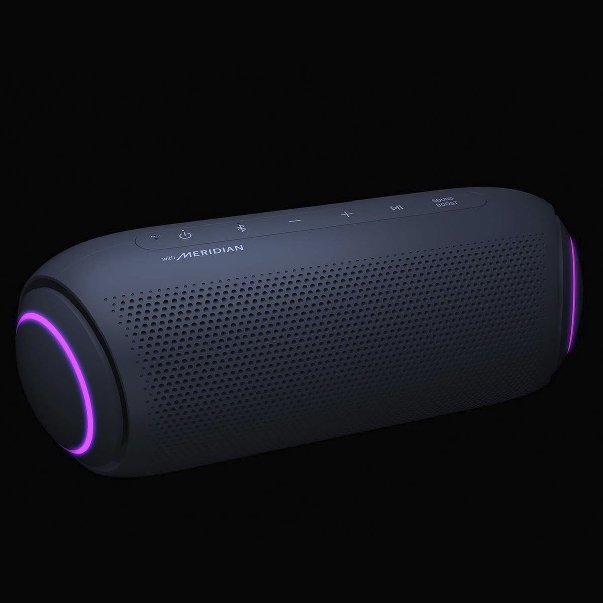 LG Xboom Go Pl7 - Bocina Bluetooth Portátil Inalámbrica con Hasta 24 Horas de Batería - Negro