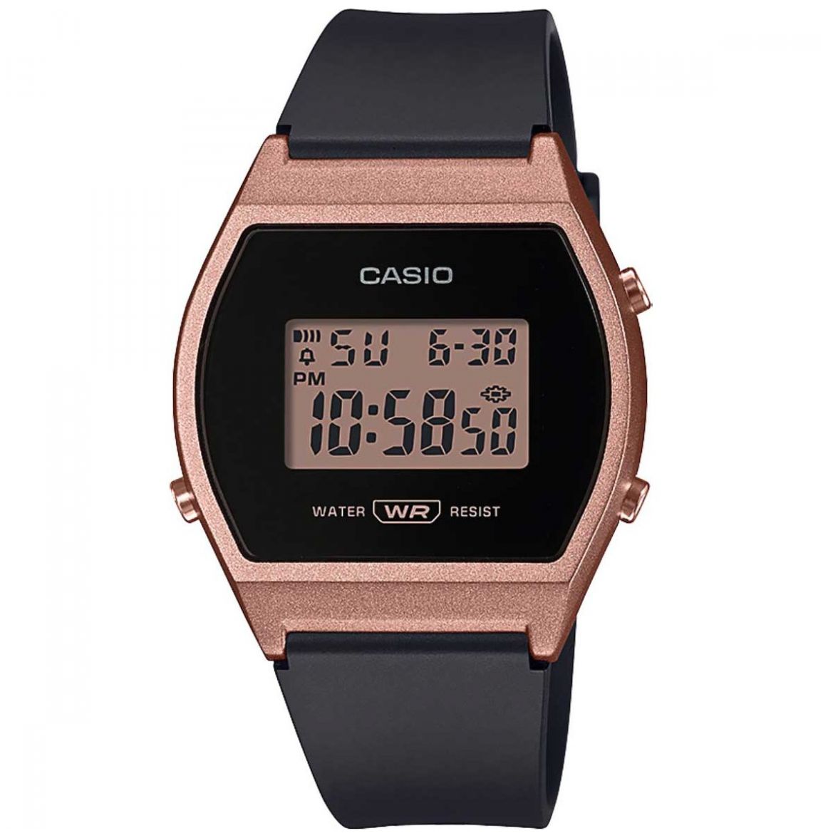 Reloj digital mujer rosa digital con cinta Casio