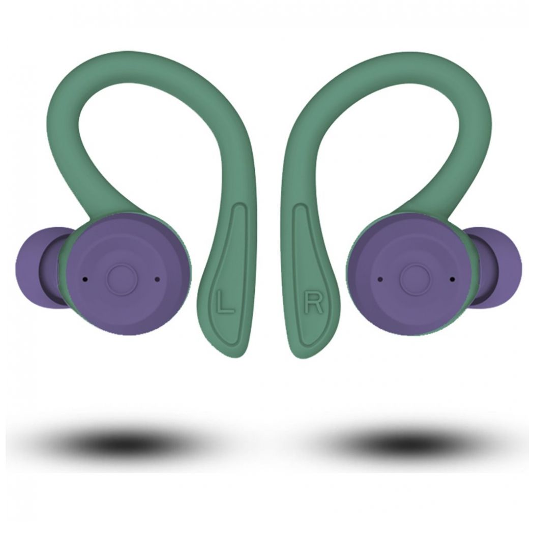 Audífonos Dash: Earbuds Tws Inalámbrico Deportivo -Morado/menta