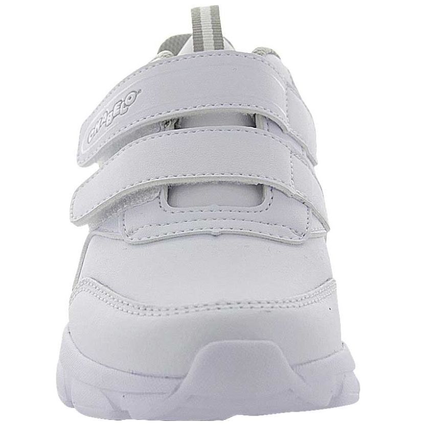 Tenis Escolar Pinkman con Velcro 15-17 Blanco Chabelo para Niño